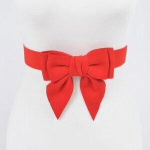 Ribbon Buckle Stretch Belt
